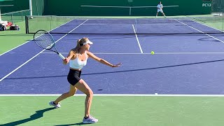 Zverev Yastremska Ruud Draper RBA amp More  IW 2023 Extra Practice Footage Vol 3 4k 60fps [upl. by Cami383]