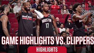 Rockets Defeat Clippers l Houston Rockets [upl. by Melda540]