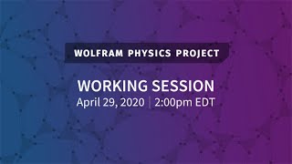 Wolfram Physics Project Working Session Wednesday Apr 29 2020 Finding Black Hole Structures [upl. by Celene]