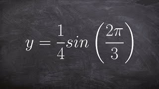 How to Find the Period and Amplititude of the Equation of Sine [upl. by Ahseyt]