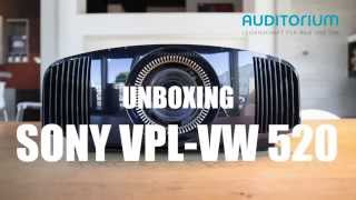 Unboxing Sony VPL VW 520 [upl. by Nuris]