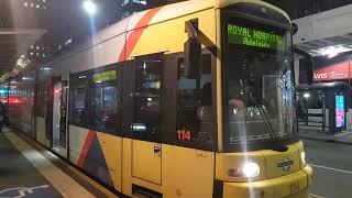 Adelaide Railway Station Tram Stop tram [upl. by Eiuqcaj]