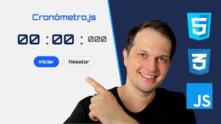 Aprenda a Programar um Cronômetro com JavaScript  Projeto de JavaScript para iniciantes [upl. by Ardnasil822]