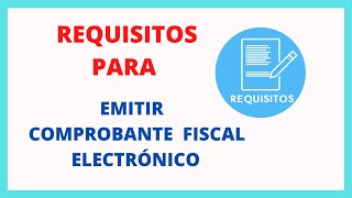 COMO DESCARGAR COMPROBANTE FISCAL ELECTRONICO  REQUISITOS PARA EMITIR COMPROBANTE ELECTRONICO eCF [upl. by Inajar]