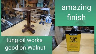 How To Create A Stunning Tung Oil Finish For Your Walnut Project [upl. by Cairistiona]