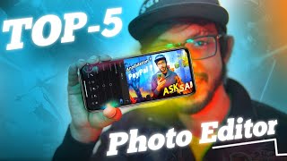 TOP  5 Best Photo Editing App 2022 [upl. by Maice]