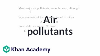 21 Air pollutants [upl. by Leirrad273]