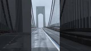 New Yorks Verrazano Bridge Groans and Shifts in High Winds [upl. by Stickney]