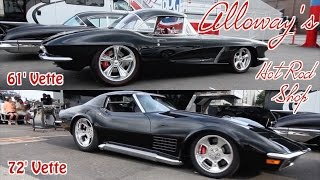 Alloways Hot Rods 72 and 62 Vette Quick View Gears Wheels and Motors [upl. by Adidnac338]