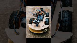 Obstacle avoiding robot in operation obstacleavoidingrobot arduinorobot robot diyrobotics [upl. by Karee]