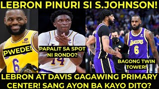 LEBRON SI STANLEY JOHNSON ANG GUSTO NA PUMALIT KAY RONDO PARA SA SPOT NITOBRON AT AD PRIMARY CENTER [upl. by Dnalrag207]