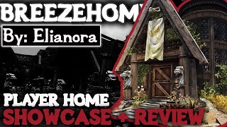 Skyrim Mods Elis Breezehome  Player Home Mod Showcase wCommentary [upl. by Aihceyt]