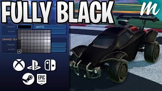 EVERY WAY TO GET A BLACK CAR IN ROCKET LEAGUE [upl. by Minier]