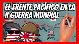 ✅ La SEGUNDA GUERRA MUNDIAL en el PACÍFICO en 12 minutos  Estados Unidos VS Japón [upl. by Ahsienel]