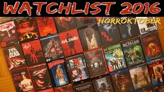 HORROKTOBER 2016  WATCHLIST  vorläufig [upl. by Yenahs]