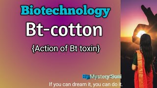 Btcotton production  bacillus thuringiensis Transgenic crops  cry gene  Action of Bt toxin [upl. by Jamaal]