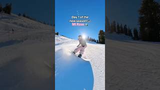 Day 1 for the new season ❄️🏂Opening day at ​⁠MtRoseSkiTahoe8260 in Lake Tahoe ski [upl. by Anirbus]