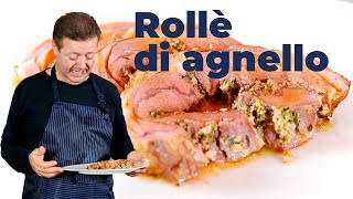 ROLLÈ DI AGNELLO  Con ripieno di erbe aromatiche e noci [upl. by Lonergan]