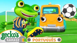 A Partida de Futebol  Melhores Episódios do Gecko  Desenhos Animados Infantis em Português [upl. by Thurlough]