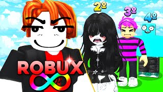 FINGI SER DESUMILDE PRA IRRITAS AS PESSOAS NO ROBLOX COM ROBUX INFINITO 😈 [upl. by Bonaparte]