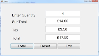 How to Calculate Tax Using Function in Visual BasicNet [upl. by Crompton]