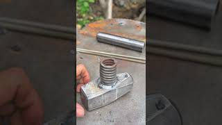 Make hammer handles from springs [upl. by Ankney]