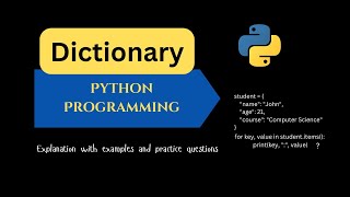 Dictionary In python  How to access amp modify Dictionary in Python  Python For Beginners [upl. by Alaekim]