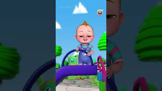 Learn about colors on the Rainbow Slide with BabyTaku funny kidsfun babytoyshow kidsshorts [upl. by Nellad]