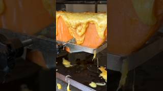 Super Melted Raclette Cheese Scrape [upl. by Norra]