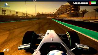 Codemasters F1 2010 Abu Dhabi Hotlap 136229 DRY [upl. by Alletse]