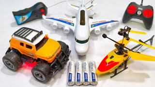 Radio Control Airbus A380 and Remote Control Racing Rc Car Unboxing helicopter aeroplane toys car [upl. by Ahsonek]