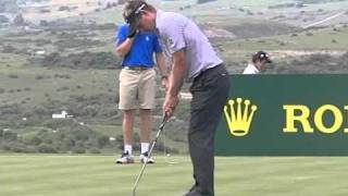 Luke Donald  Putting Stroke High Speed Over the Camera [upl. by Hsak]