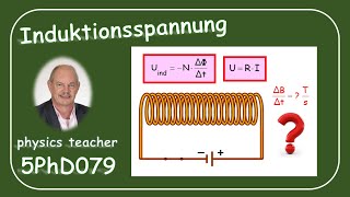 Physik 5PhD079 Induzierte Spannung [upl. by Matusow]