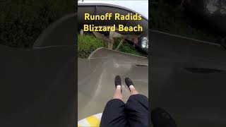 Runoff Rapids Blizzard Beach blizzardbeach runoff runoffrapids disneyworld gopro disney [upl. by Aidin]