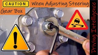 WATCH FIRST How To Properly Adjust Steering Gear Box Ford Dodge Chevrolet GMC Car Or Truck [upl. by Atel]