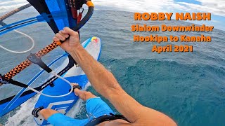 Robby Naish windsurfing Hookipa to Kanaha [upl. by Lsil]