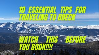 Traveling to Breckenridge Ski Snowboard Resort  10 Tips for going to Breckenridge [upl. by Gianina]