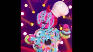 Short Clip Of Donut Singing  Masked Singer  SEASON 10 [upl. by Camp422]