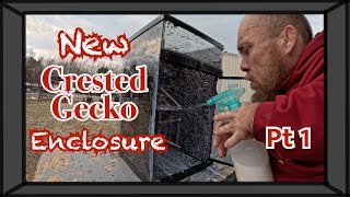 Building a Bioactive Crested Gecko Enclosure for Gliffy [upl. by Mathre425]