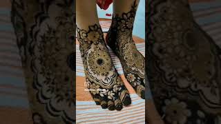 leg mehndi design 🥰🥰🥰✨🥰❤️ [upl. by Auqinom]