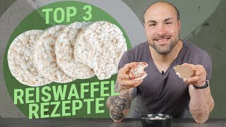 Drei einfache Snacks I Rezepte mit Reiswaffeln [upl. by Atiuqehs]