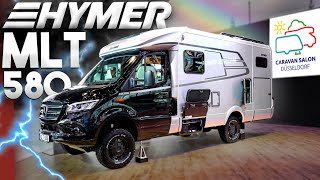 Der NEUE Hymer MLT 580 4x4 🔥  ALLE Details zum UPDATE  Caravan Salon Düsseldorf 2023 [upl. by Ynaittirb90]