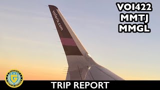 TRIP REPORT VOLARIS  VOI422  MMTJMMGL  ECONOMY  N525VL  AIRBUS A320 [upl. by Solokin]