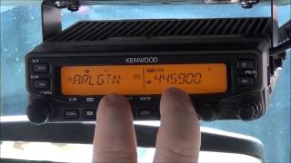 Setup the Crossband Repeater on a Kenwood TM VT71A  AF5DN [upl. by Eissahc297]