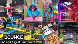 Bounce  Indias Largest Trampoline Park  Bounce Trampoline Park Orion Mall  Bounce Bangalore [upl. by Tada]