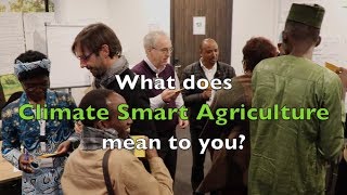 What does Climate Smart Agriculture mean to you [upl. by Sofie59]