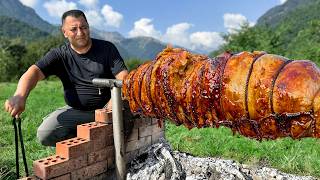 Outdoors Cooking the Perfect Meatloaf with Pineapples [upl. by Frayda]