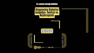 Medical Music Diagnosing Diabetes Insipidus Central vs Nephrogenic [upl. by Ferdie]