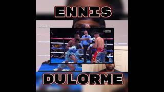 JARON ENNIS quotSTOPSquot DULORME IN 1 ROUND🔕 shorts jaronennis [upl. by Tnilc865]