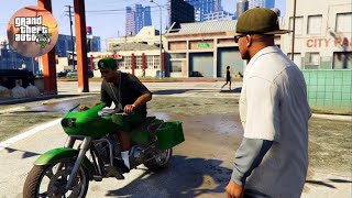 GTA 5s Most Thrilling Bike Theft Mission Watch the Action  GTA 5 [upl. by Wertz324]